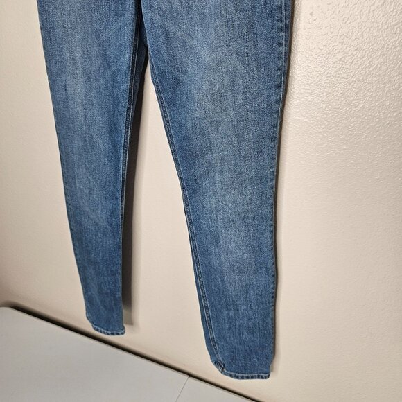 Reformation Size 25 Light Medium Wash High And Skinny Jeans Stretch Catalina - Picture 3 of 10
